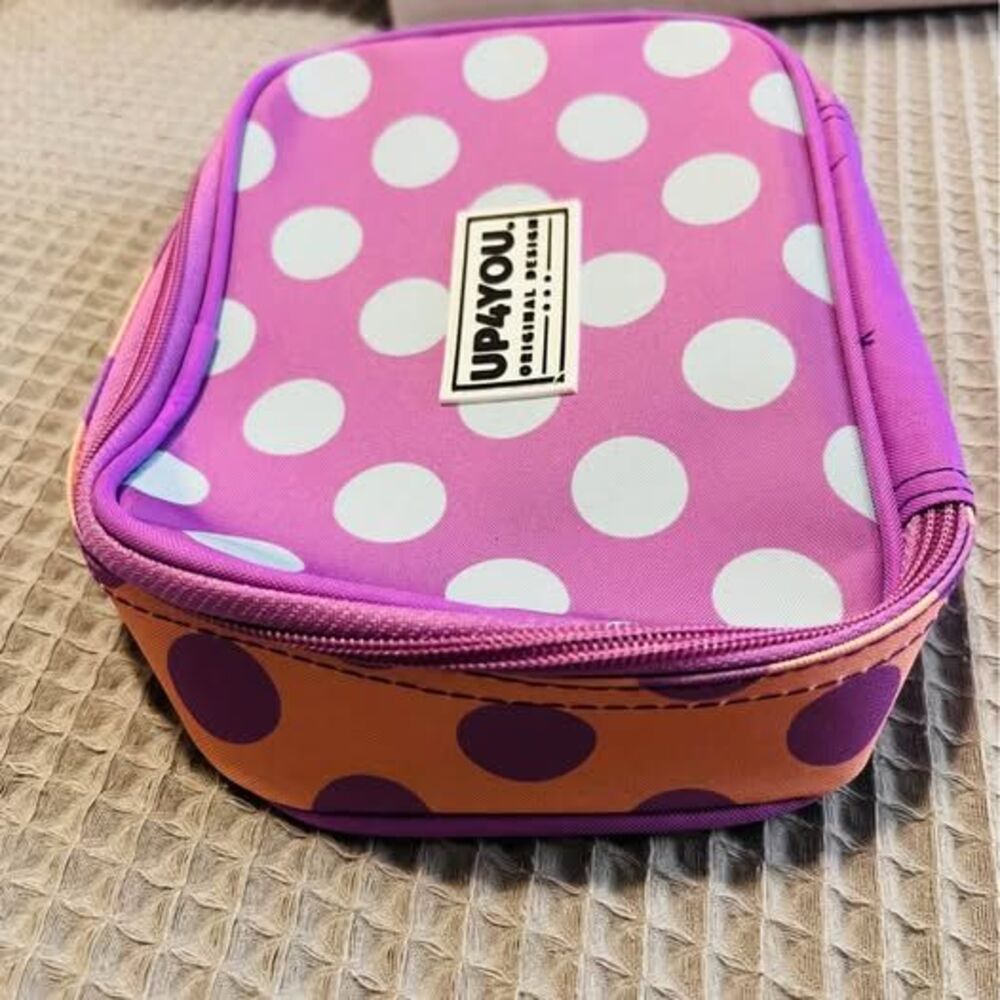 Purple Polka Dot Pencil Pen Organizer Case by Brazilian brand UP4U